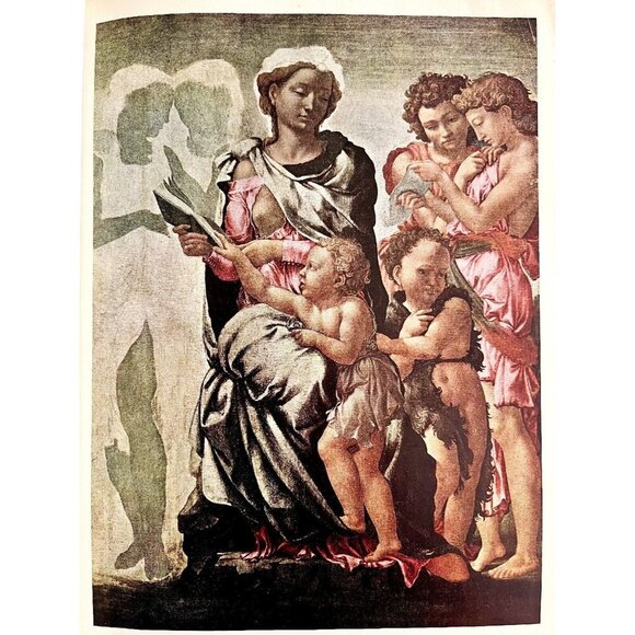 World Famous Paintings 100 Plates 1st Edition 1939 Rare Great Art History BKBX6 - Picture 6 of 16